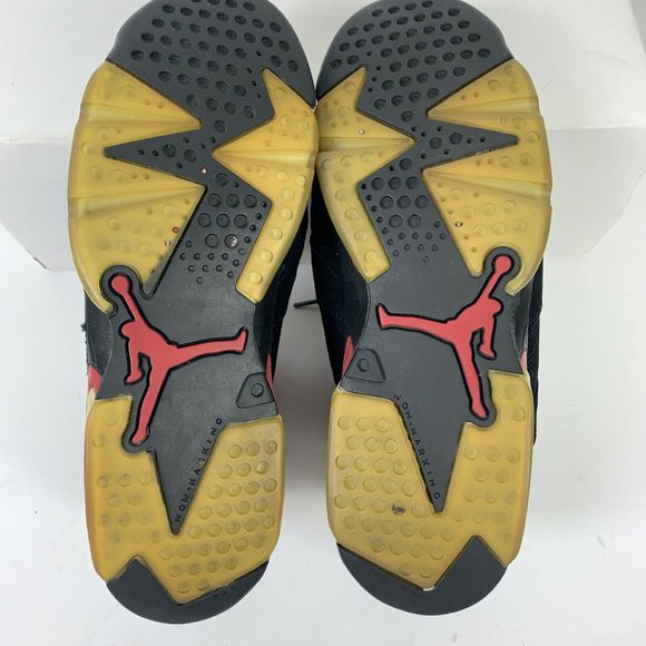 Nike Air Jordan VI 6 Retro 2009 Black Shoes Sz 7Y - Picture 7 of 8